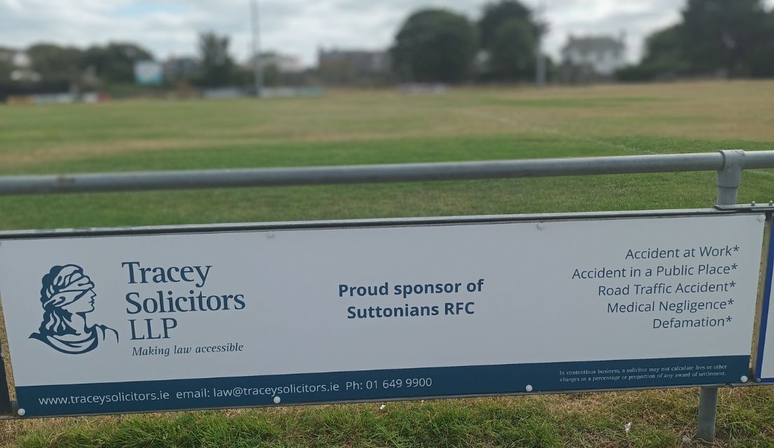 Tracey Solicitors LLP announces sponsorship of Suttonians Rugby Club